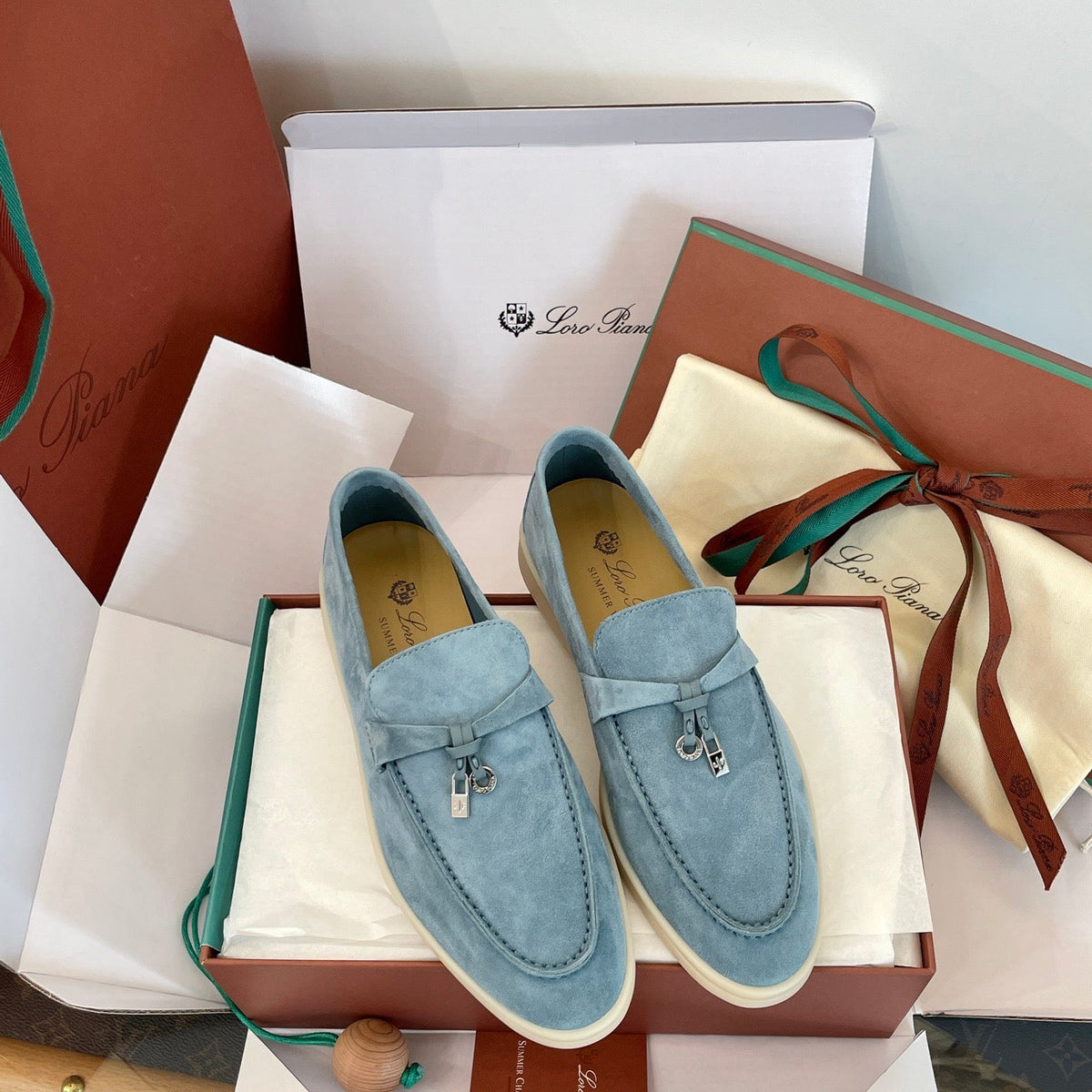 LORO P SUMMER CHARMS LOAFERS