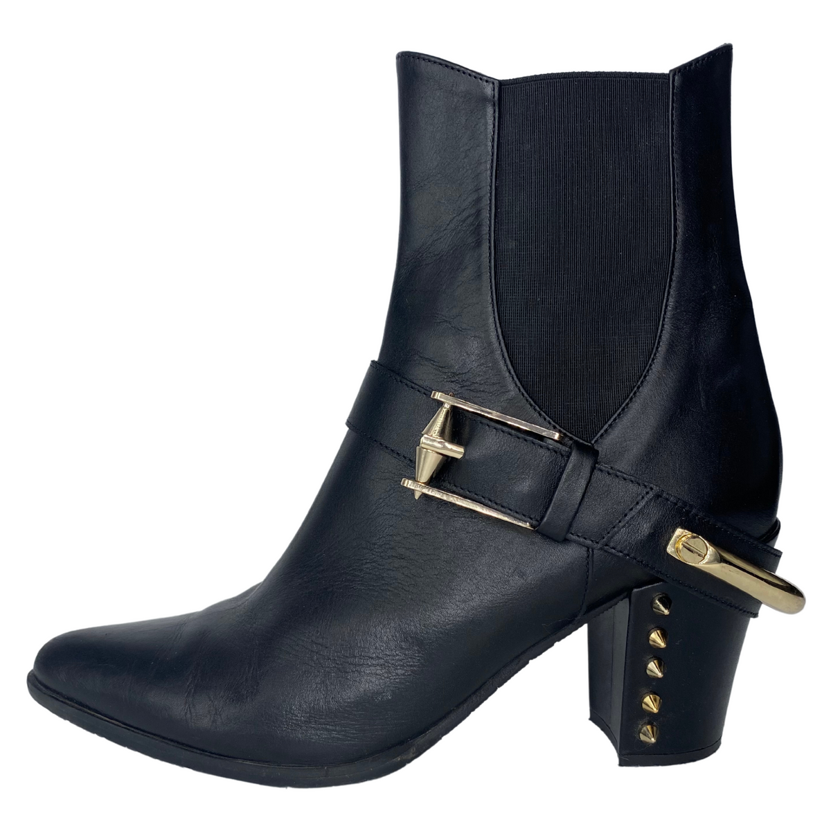 Baldinini Stirrup Studded Boots |US8.5|IT38.5|