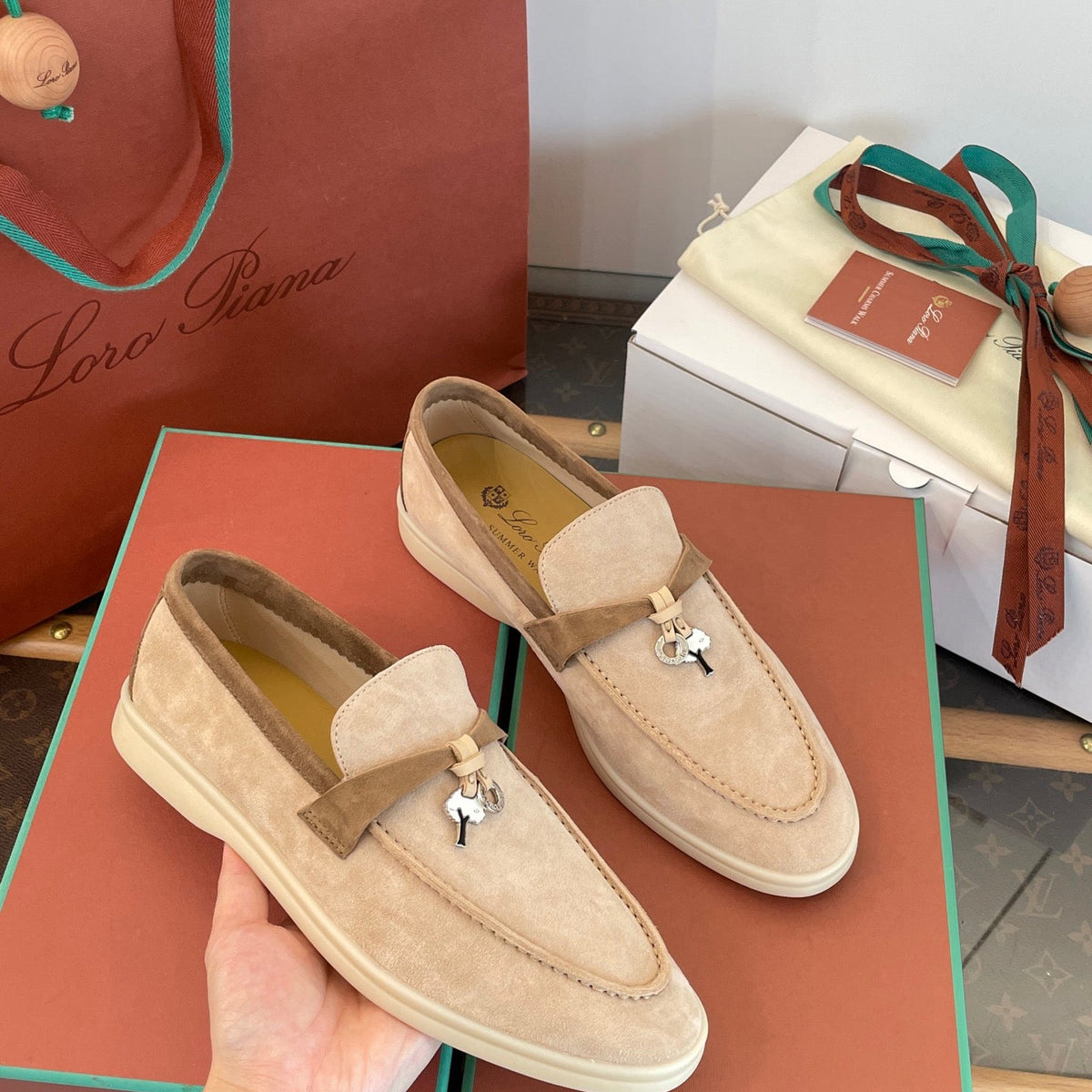 LORO P SUMMER CHARMS LOAFERS