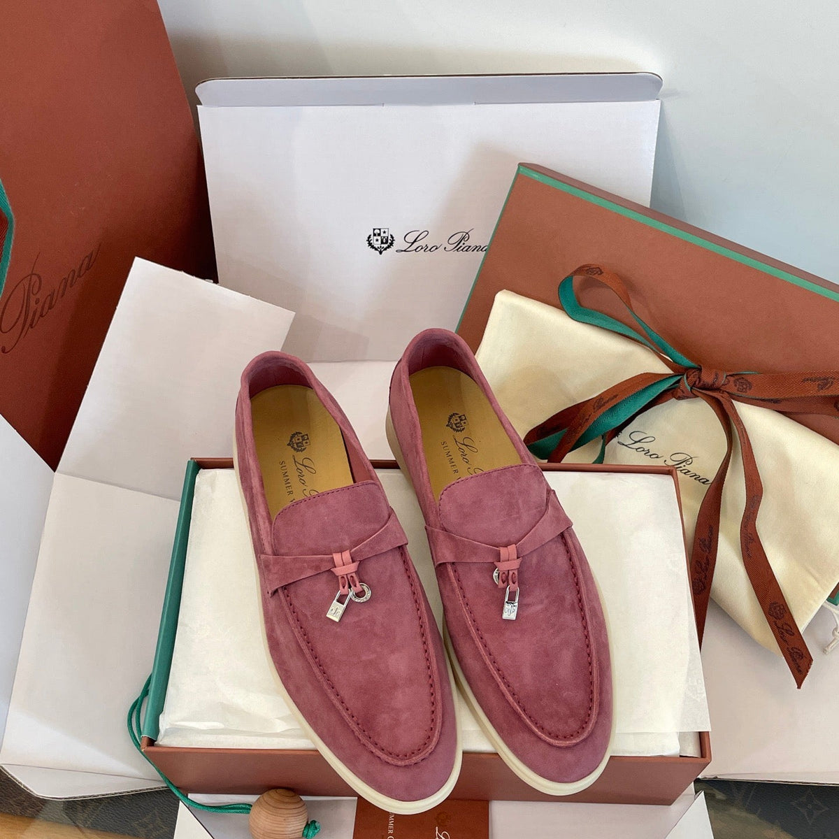 LORO P SUMMER CHARMS LOAFERS