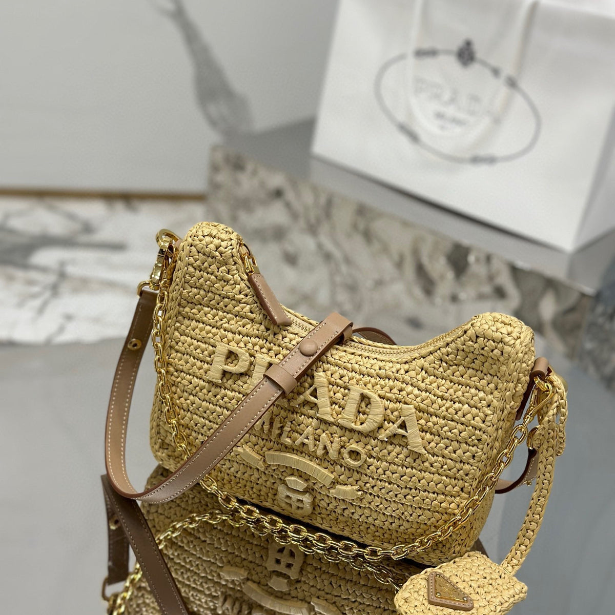 PD RE-EDITION CROCHET MINI BAG