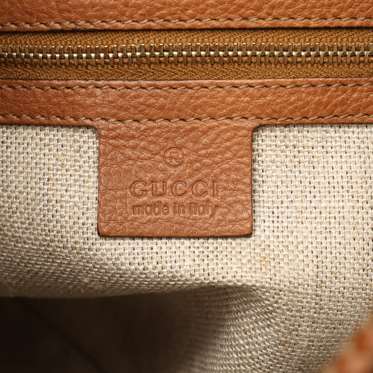 GUCCI Leather Marrakech Shoulder Bag