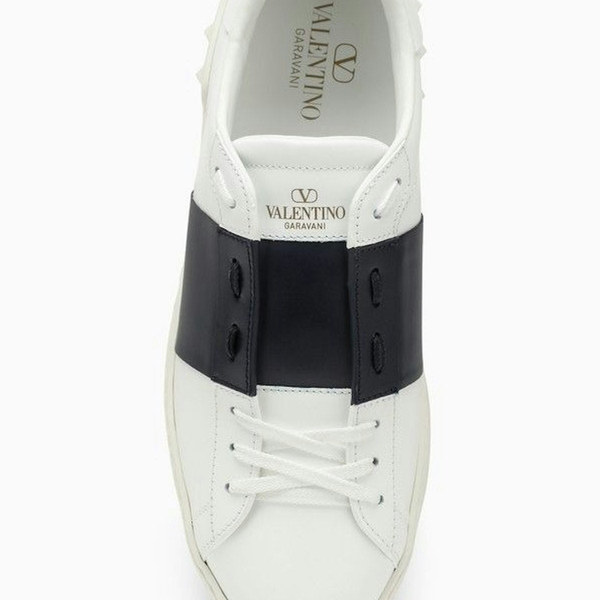 WHITE/BLACK OPEN SNEAKER