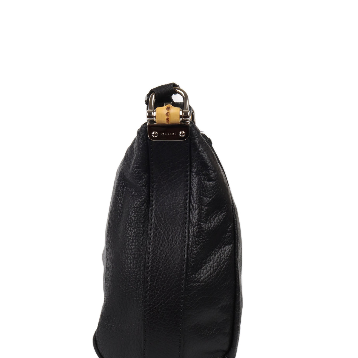 Gucci Bar Braided Bamboo Bag.