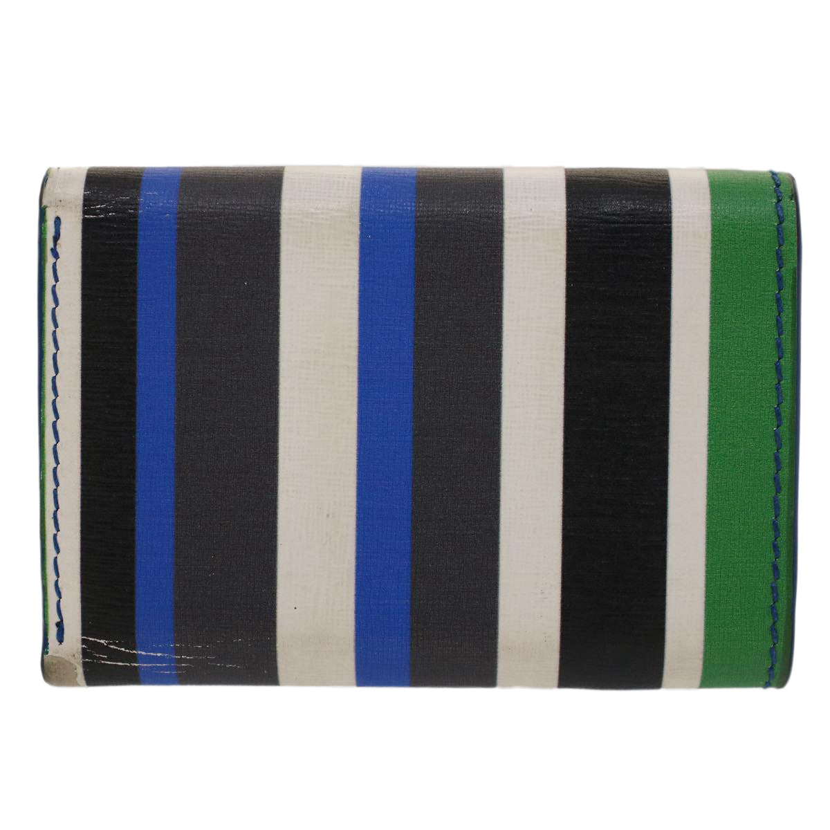 balenciaga Coin Purse Leather Multicolor Auth 50842