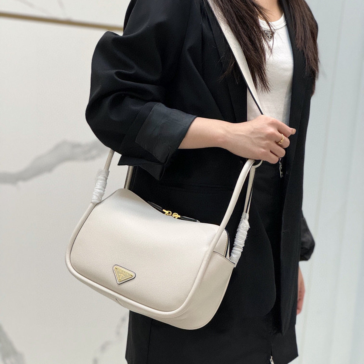 PD LEATHER HANDBAG
