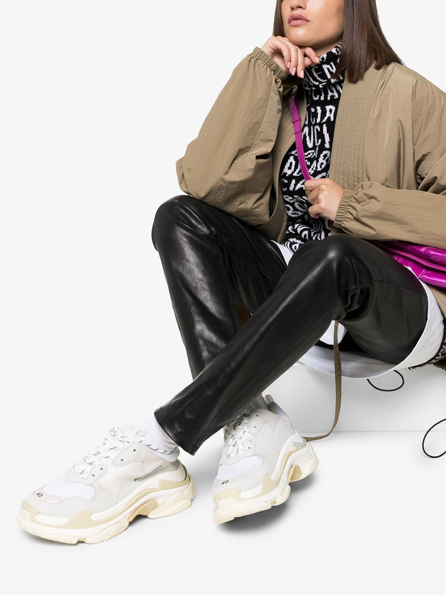 BALENCIAGA Womens Triple S Mini Sneakers