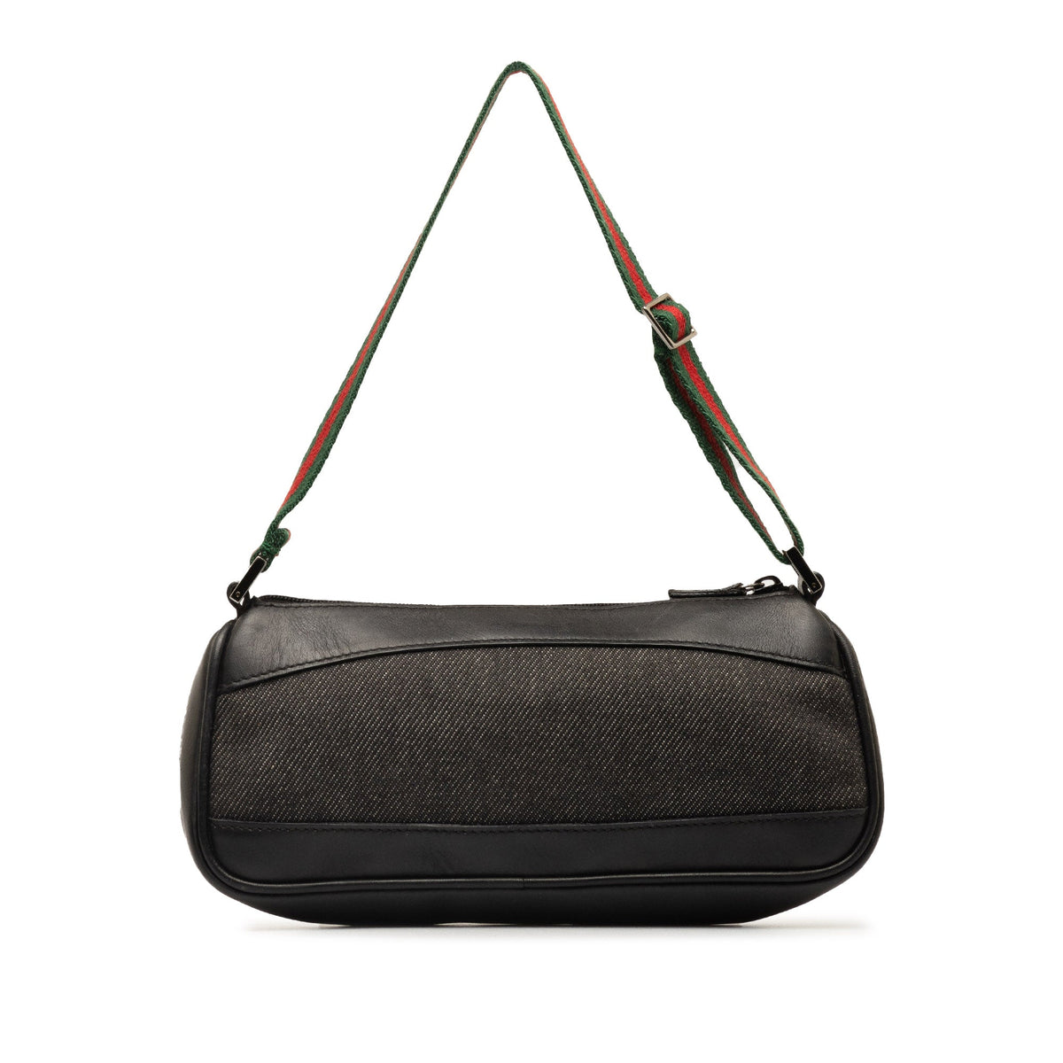 GUCCI Web Denim Baguette