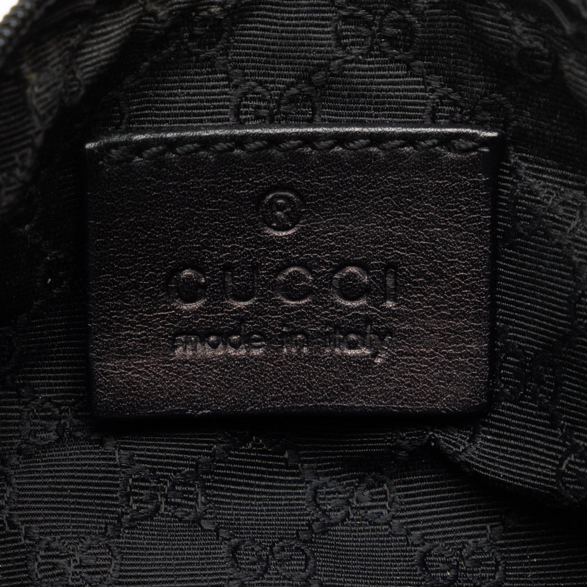 GUCCI Web Denim Baguette