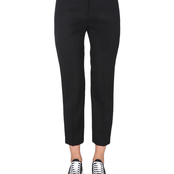 Alexander Mcqueen Women Cropped Straight Trousers