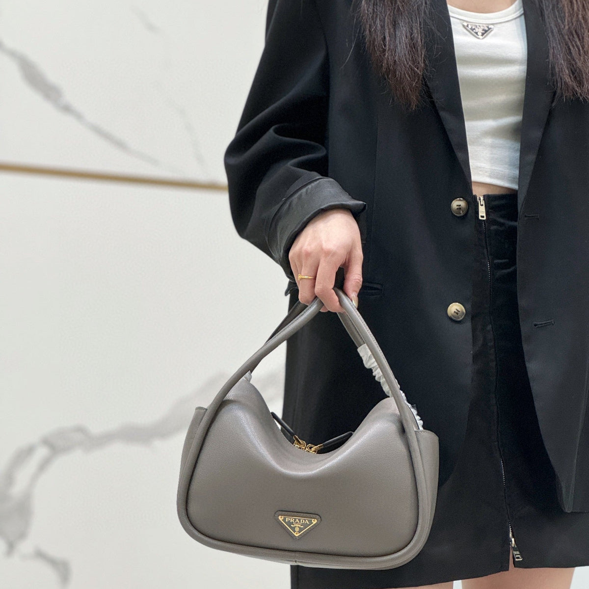 PD LEATHER HANDBAG