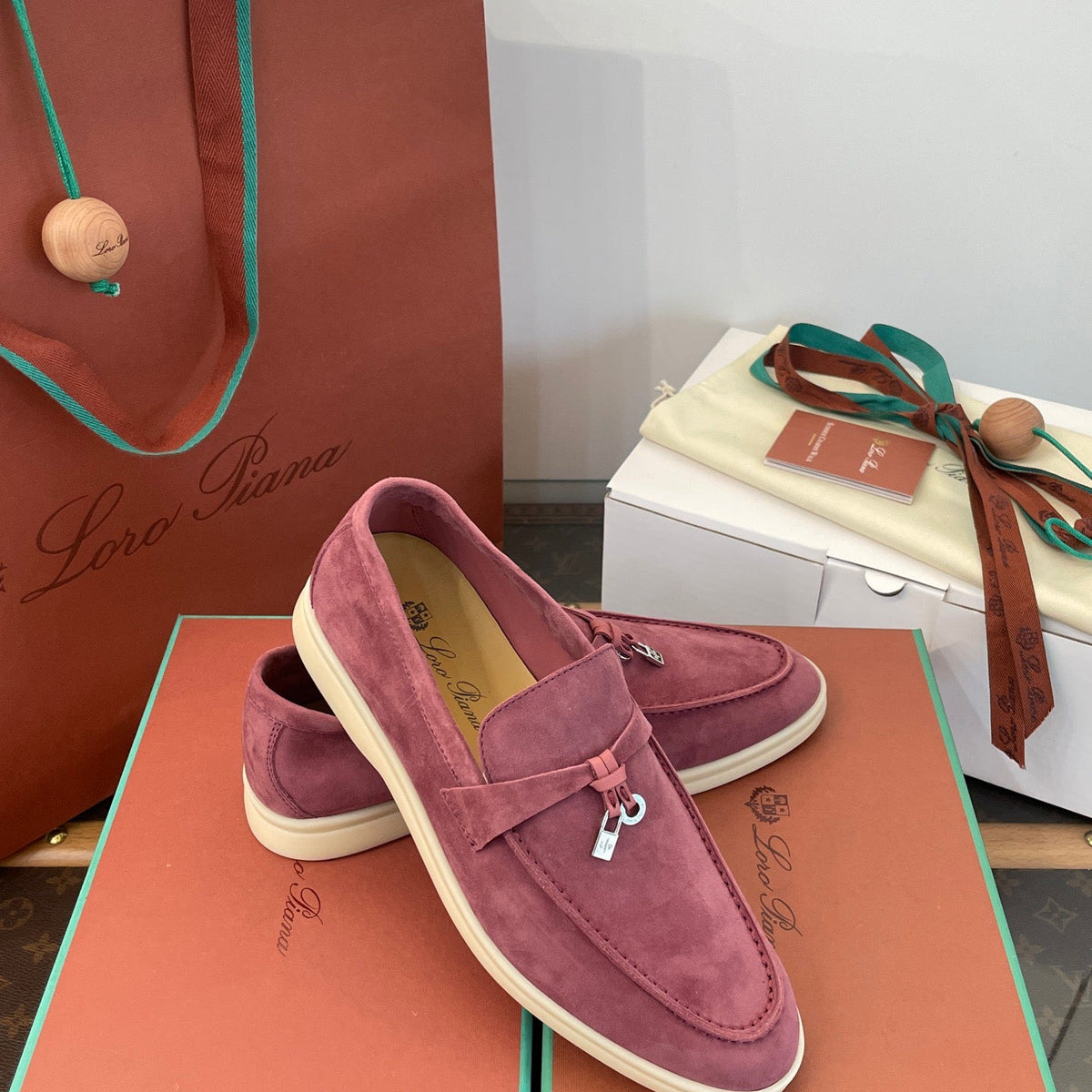 LORO P SUMMER CHARMS LOAFERS