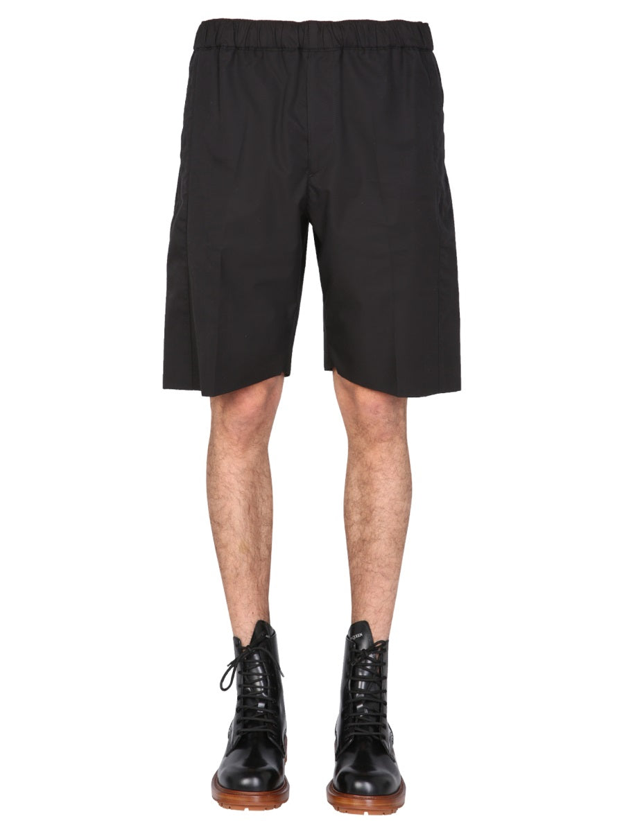 Alexander Mcqueen Men Gabardine Bermuda