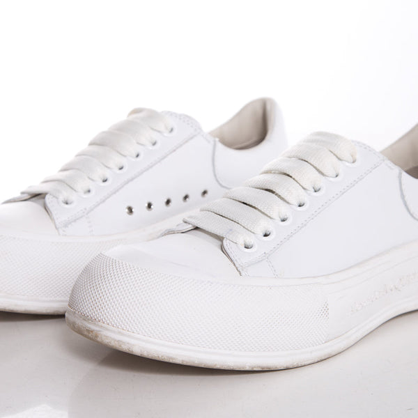 Alexander McQueen White Sneakers SZ 40