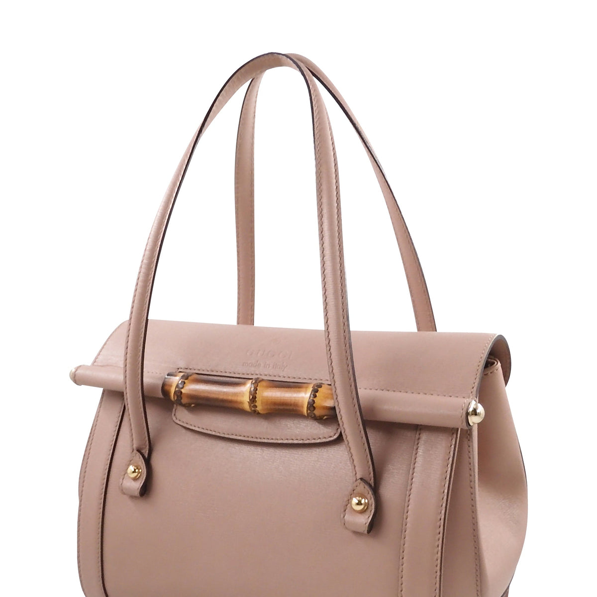Large Bamboo Bullet Tote Pink
