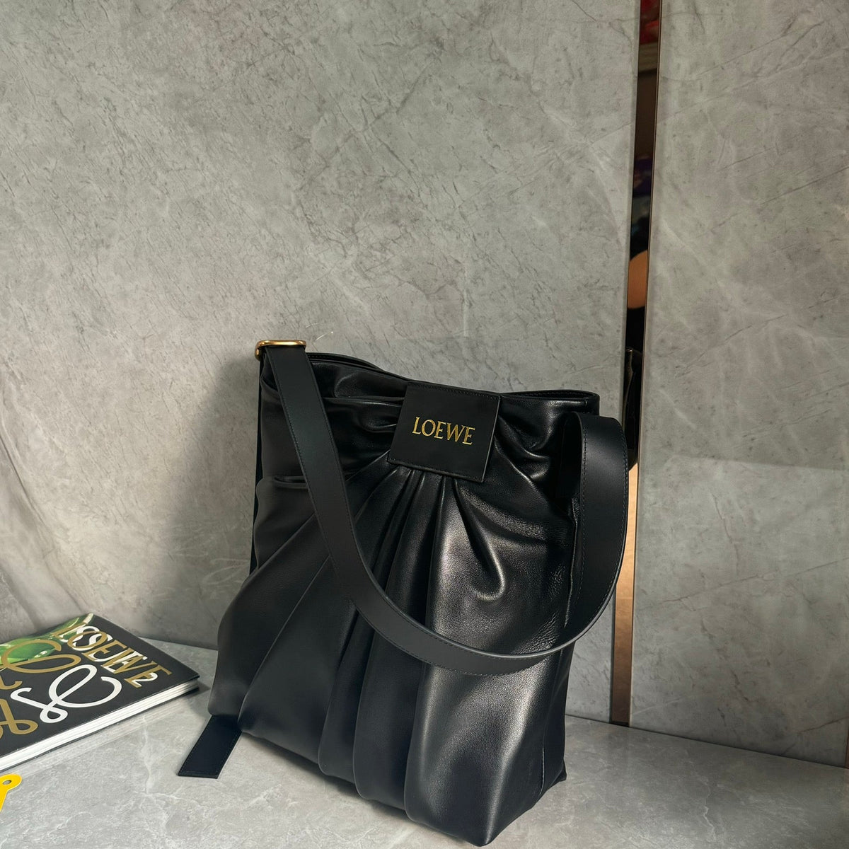 LOEW DRAPED TOTE BAG