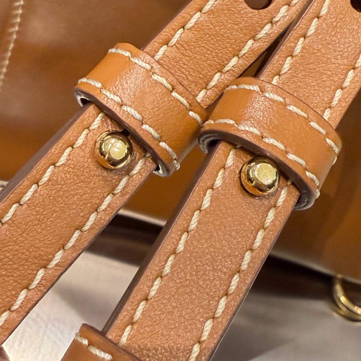 MIU M LEATHER BACKPACK