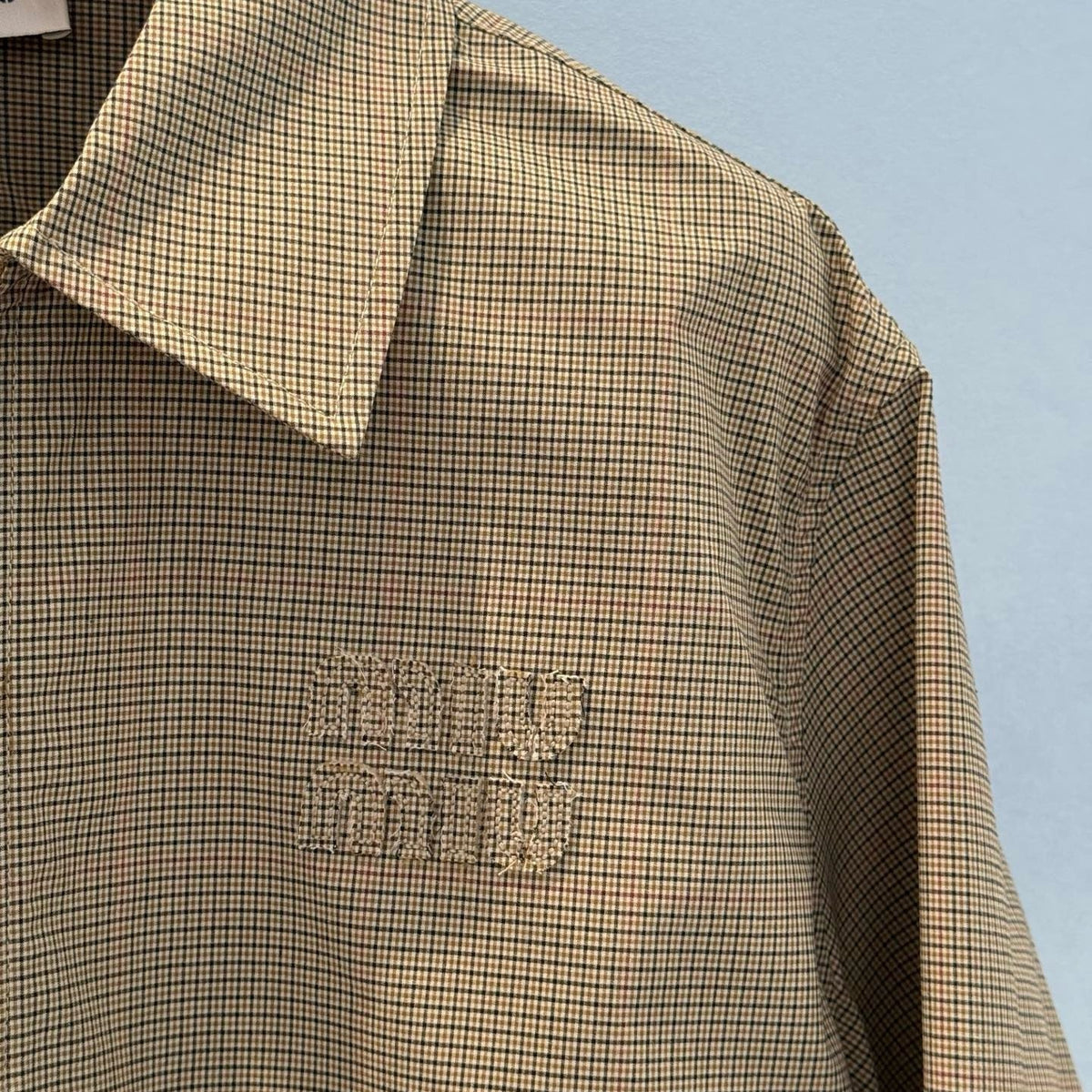 MIU M ZIP SHIRT