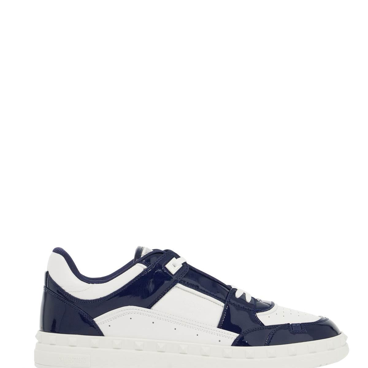 PATENT LEATHER FREEDOTS LOW-TOP SNEAKERS