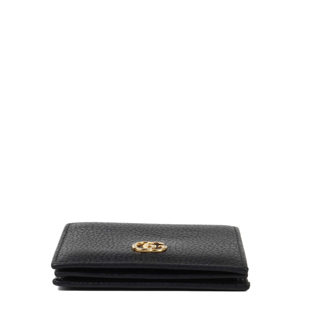 Gucci GG Black Card Case Coin Wallet.