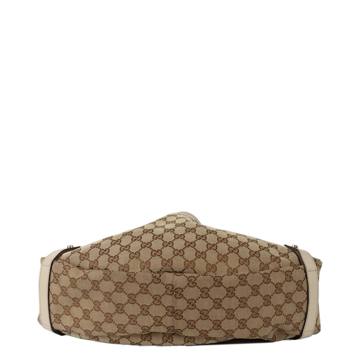 Gucci Supreme Tote with White Trim.
