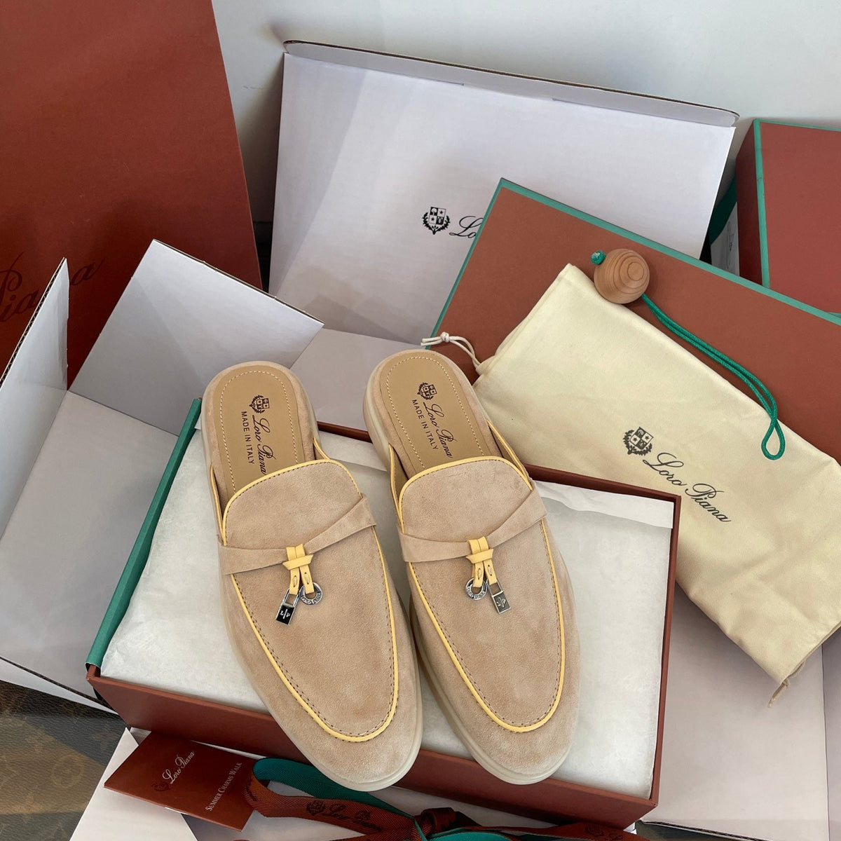 LORO P SUMMER CHARMS LOAFERS