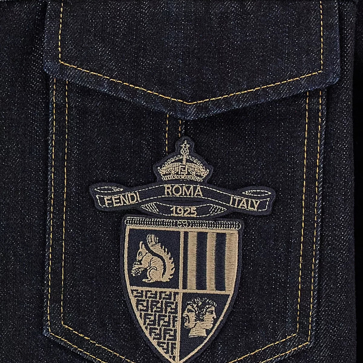 Fendi Men Fendi Crest Jacket