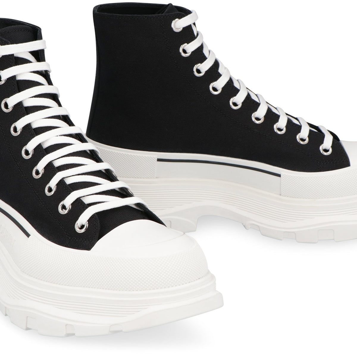 TREAD SLICK LACE-UP ANKLE BOOTS