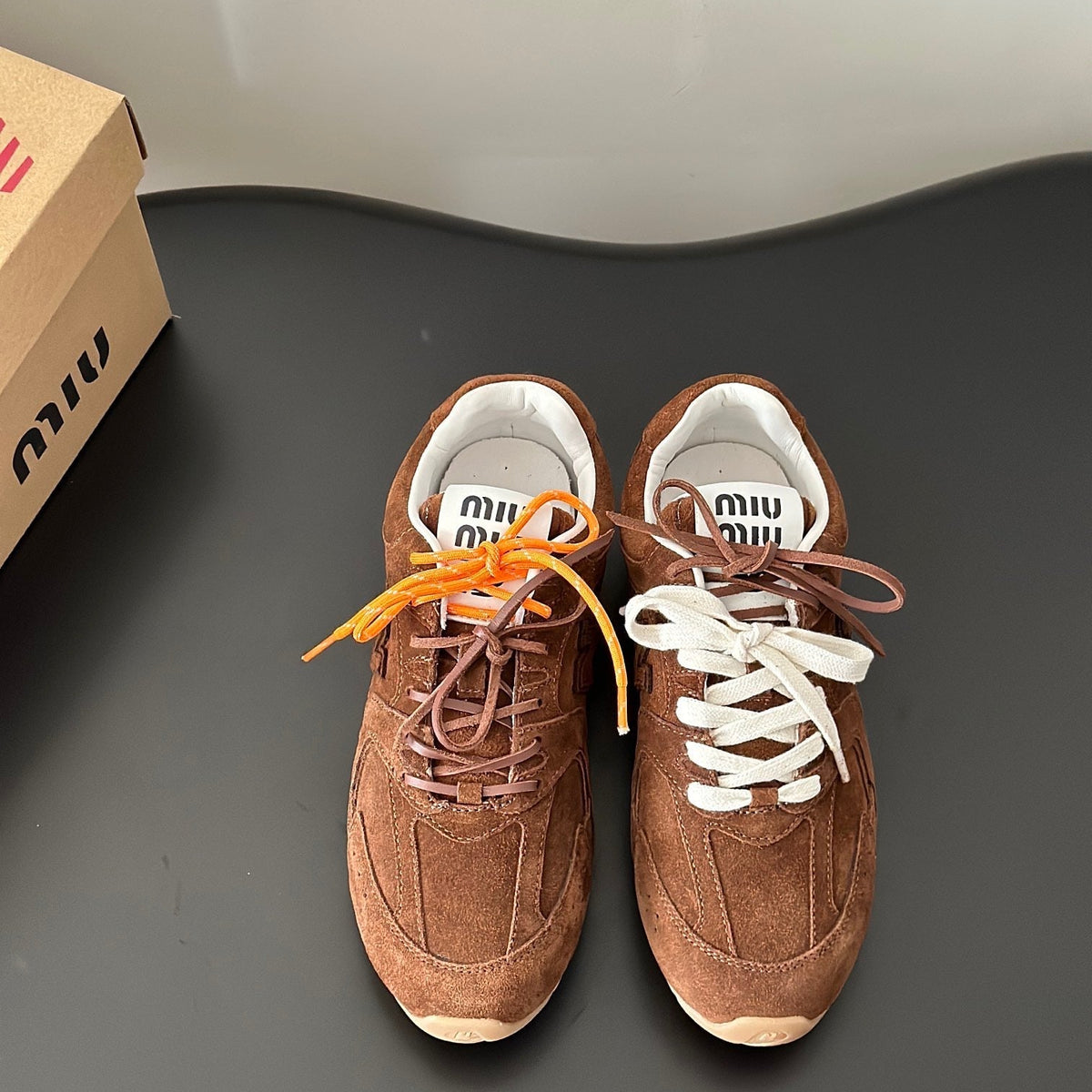 MIU M x NEW BALANCE TRAINERS