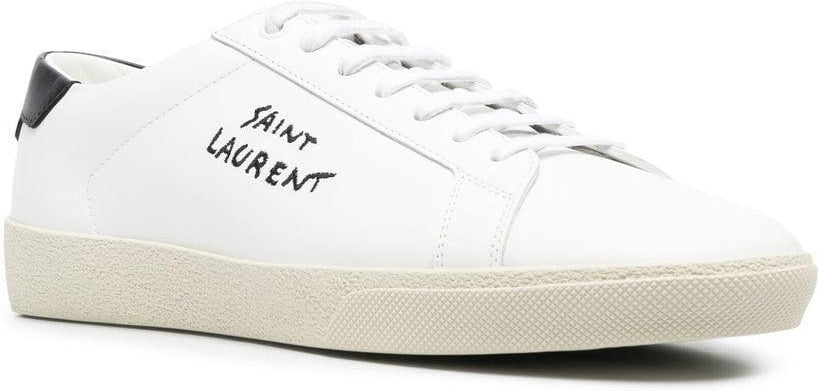 LOGO EMBROIDERED LOW TOP SNEAKERS