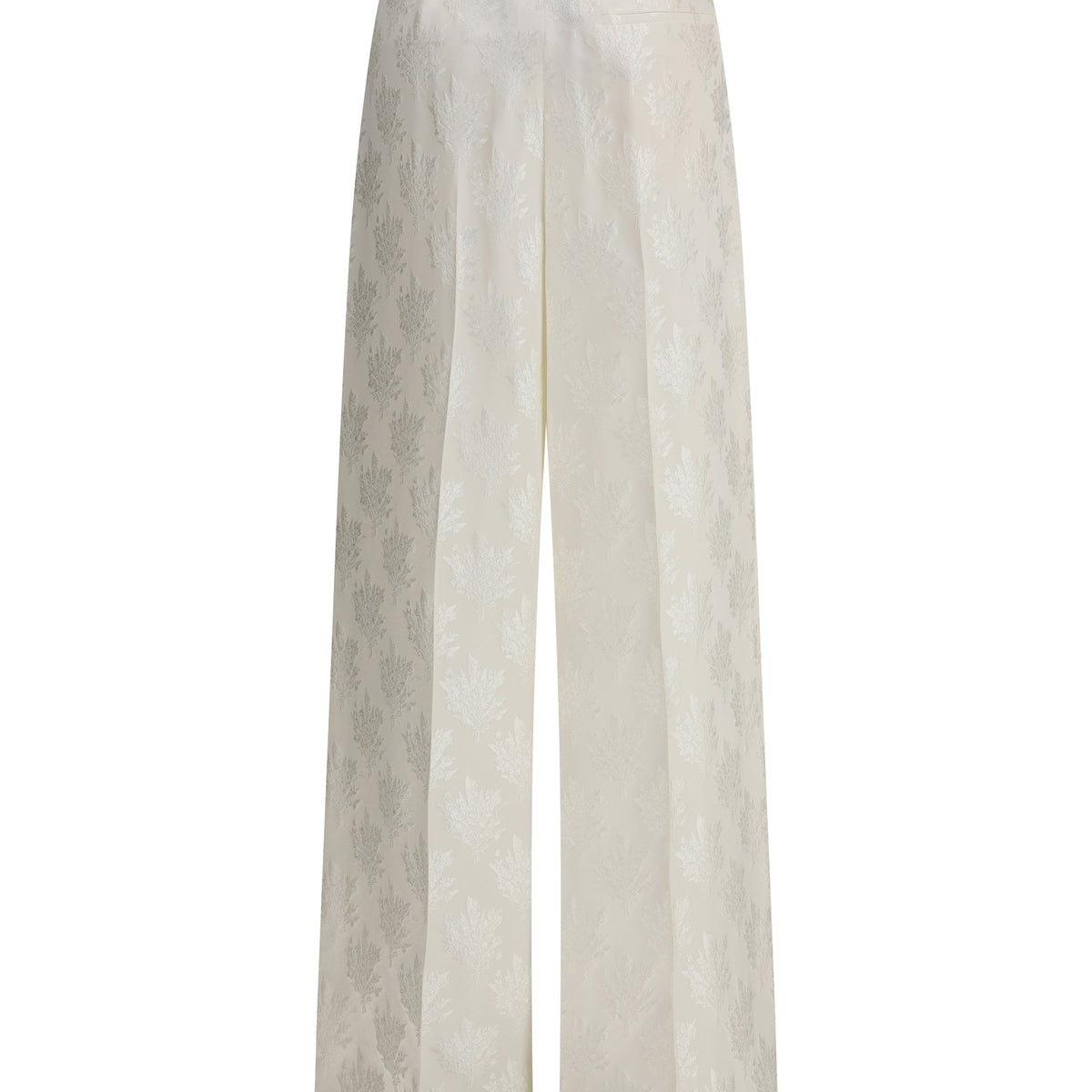 Fendi Women Satin Bouquet Pants