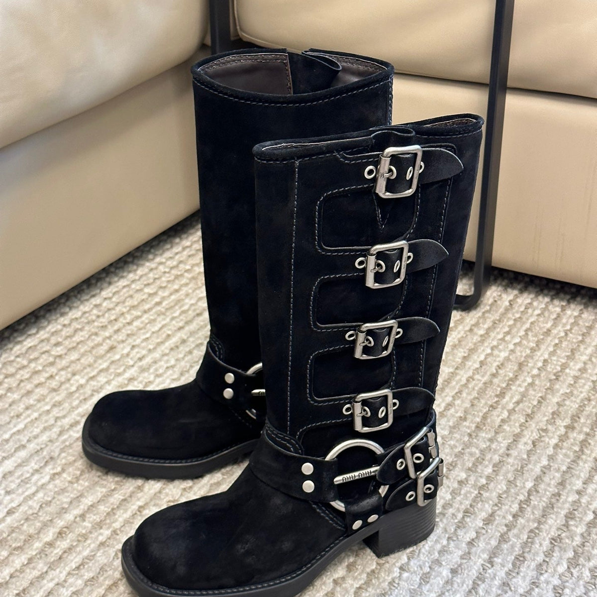 MIU M BOOTS