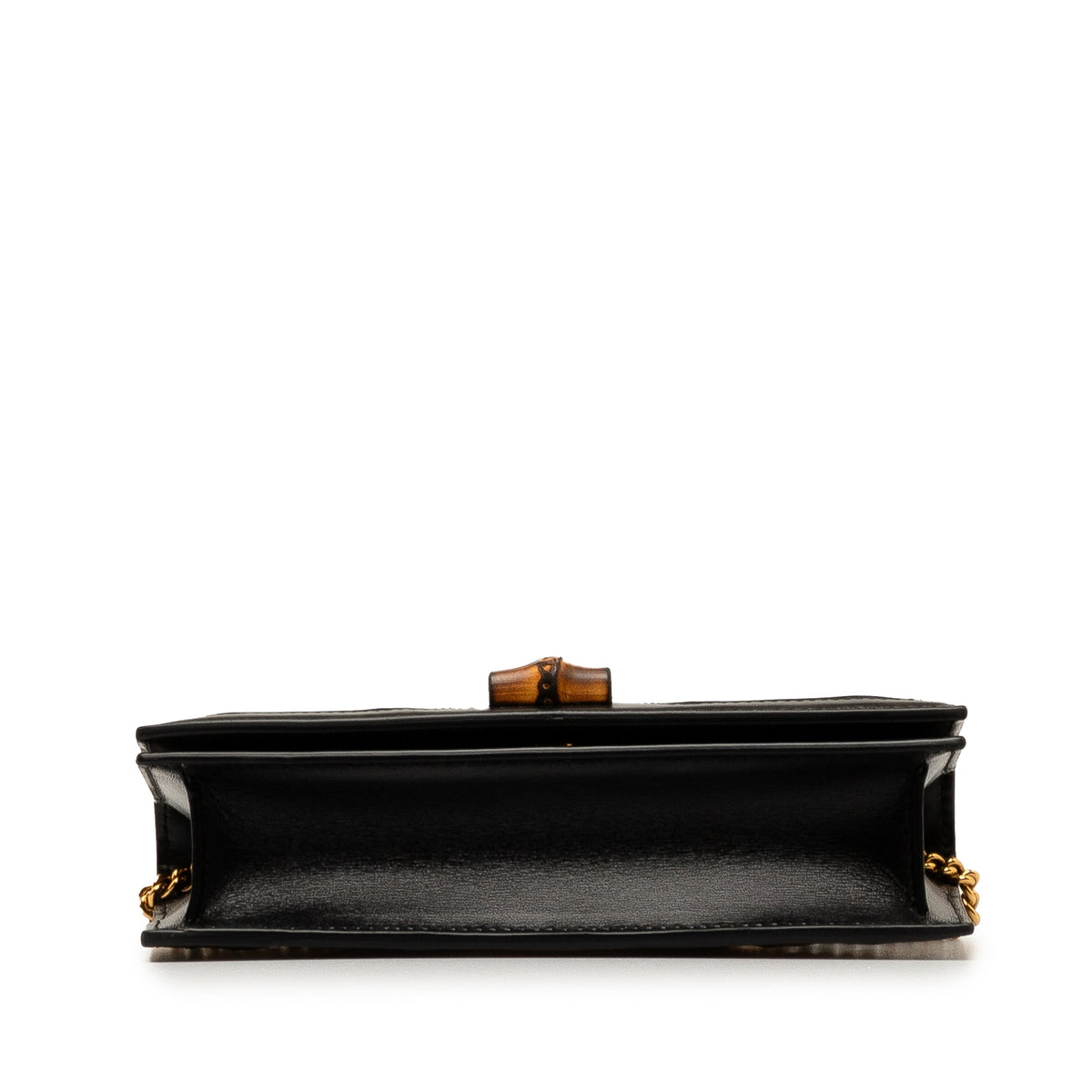 GUCCI Lovelight Bamboo Wallet on Chain Crossbody Bag