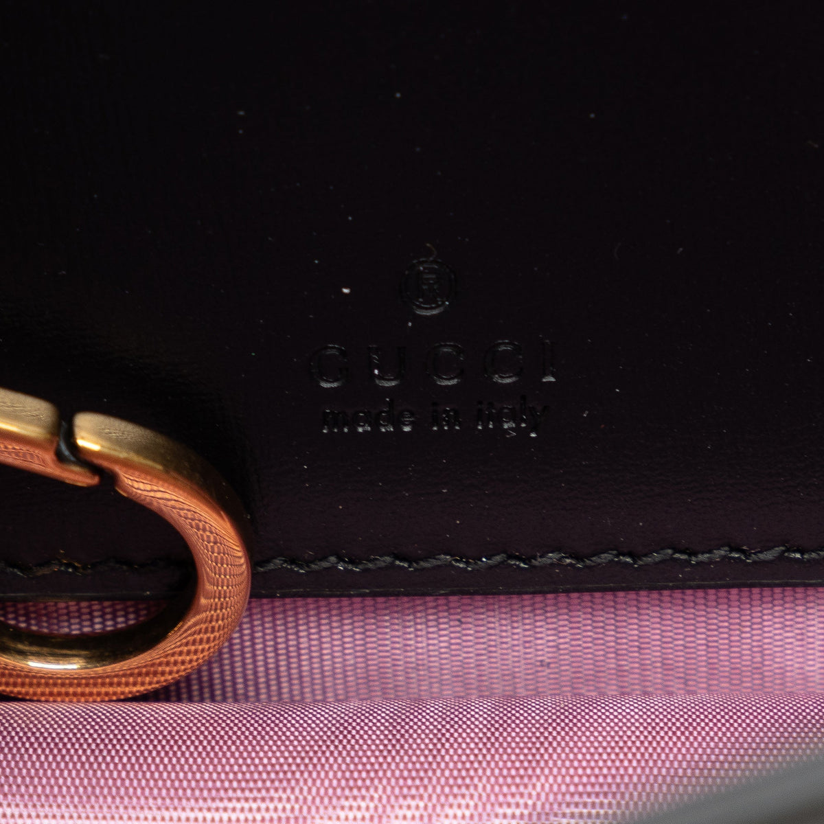 GUCCI Lovelight Bamboo Wallet on Chain Crossbody Bag