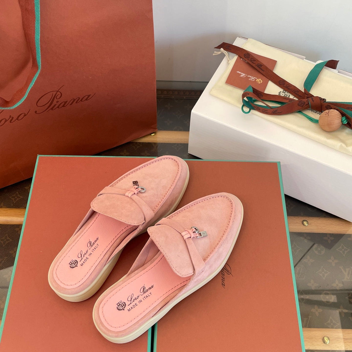 LORO P SUMMER CHARMS LOAFERS