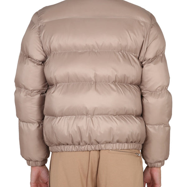 Alexander Mcqueen Men Graffiti Logo Print Down Jacket