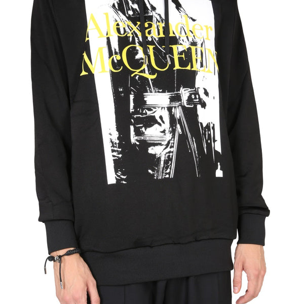 Alexander Mcqueen Men Sweatshirt With Atelier Print