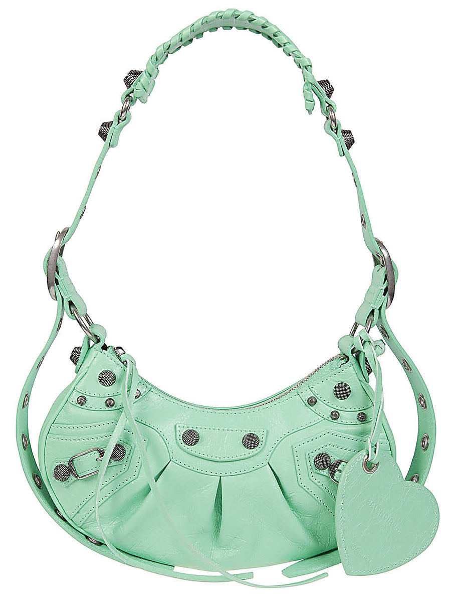 BALENCIAGA Mini Leather Shoulder Handbag