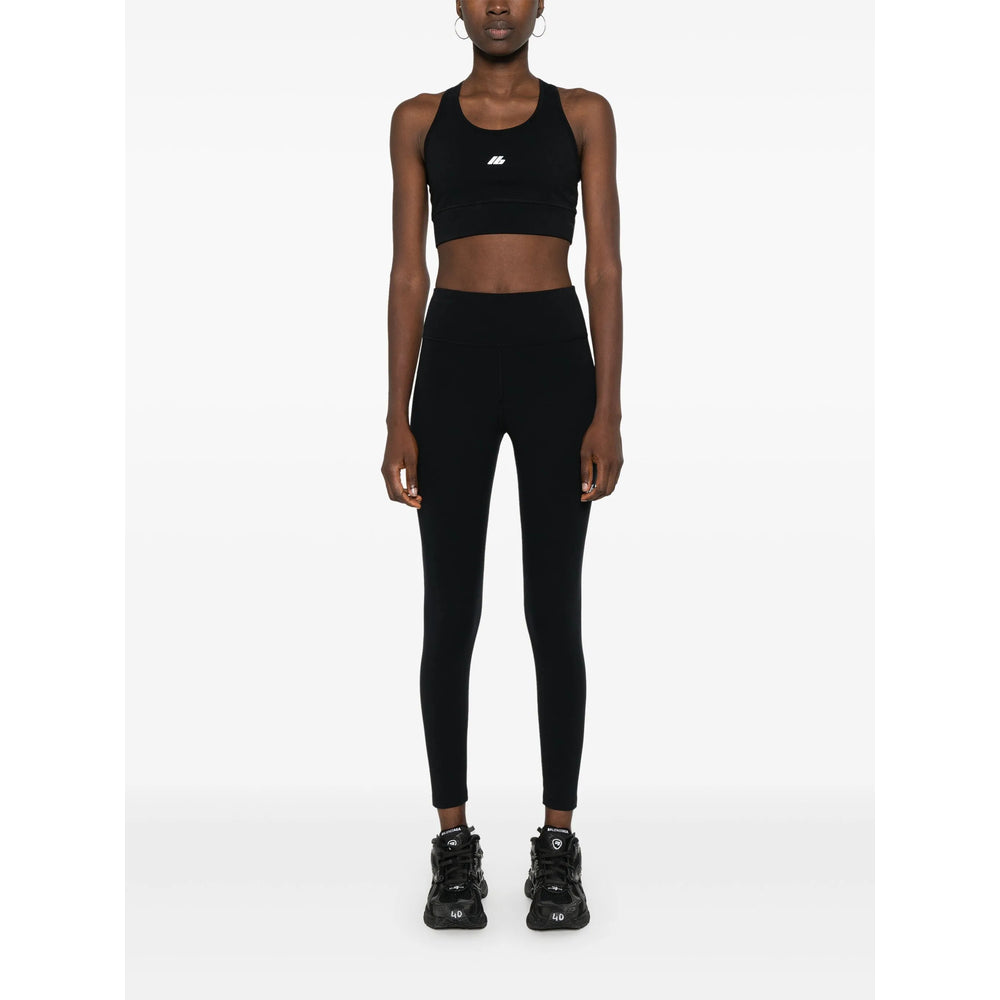 Balenciaga Black Performance Tops - Compression Tops Women