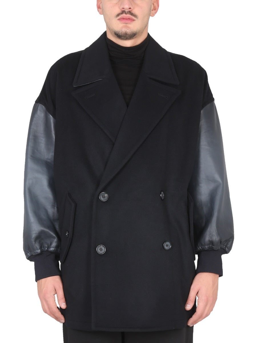 Alexander Mcqueen Men Soft-Shouldered Caban