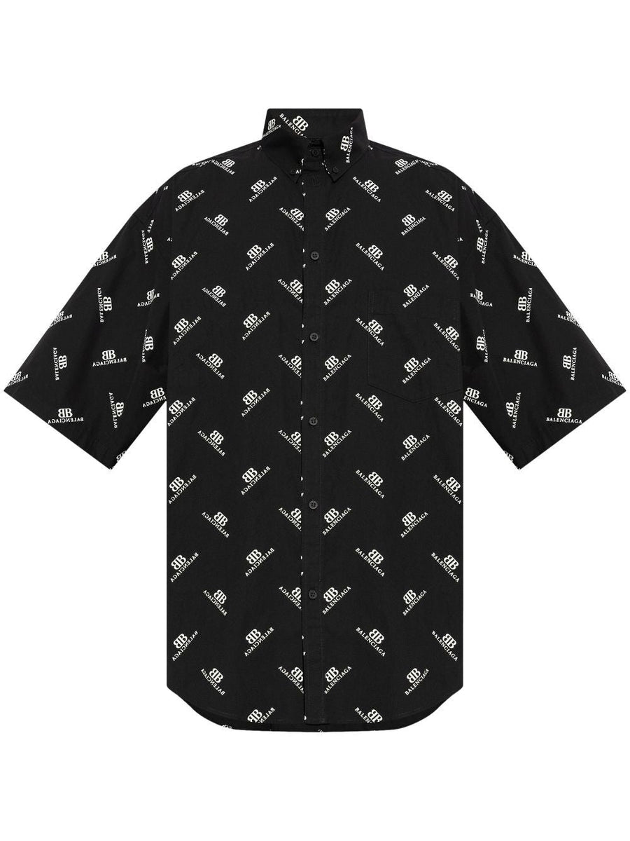 BALENCIAGA Large Fit Button-Up Shirt