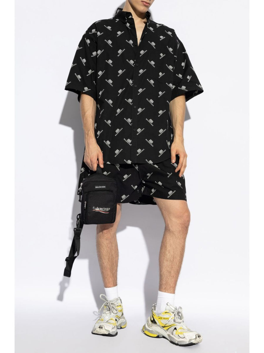 BALENCIAGA Large Fit Button-Up Shirt