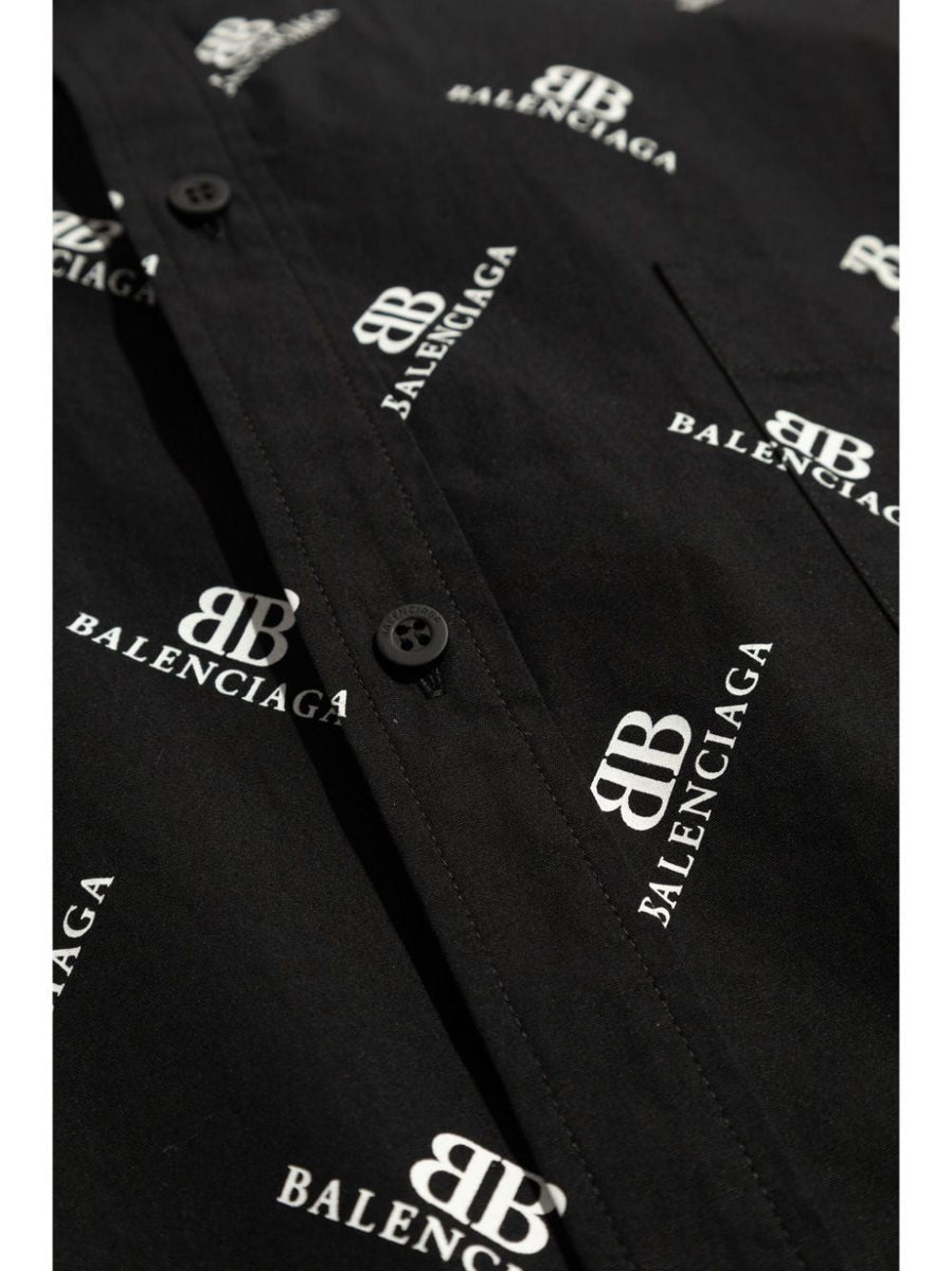 BALENCIAGA Large Fit Button-Up Shirt
