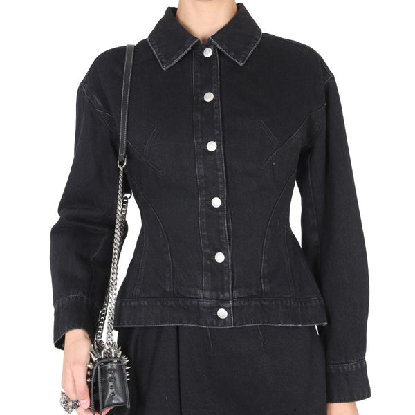 Alexander Mcqueen Women Hybrid Denim Jacket