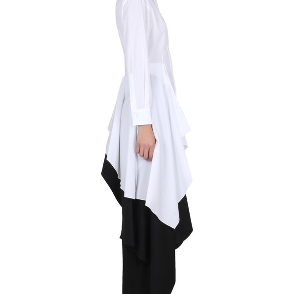 Alexander Mcqueen Women Asymmetric Shirt