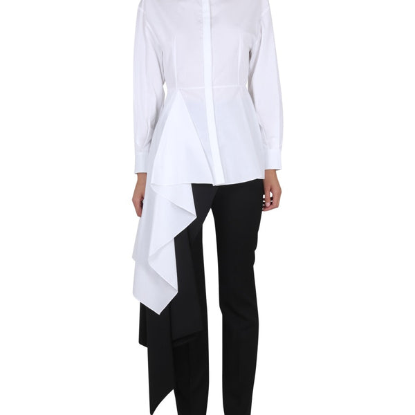 Alexander Mcqueen Women Asymmetric Shirt