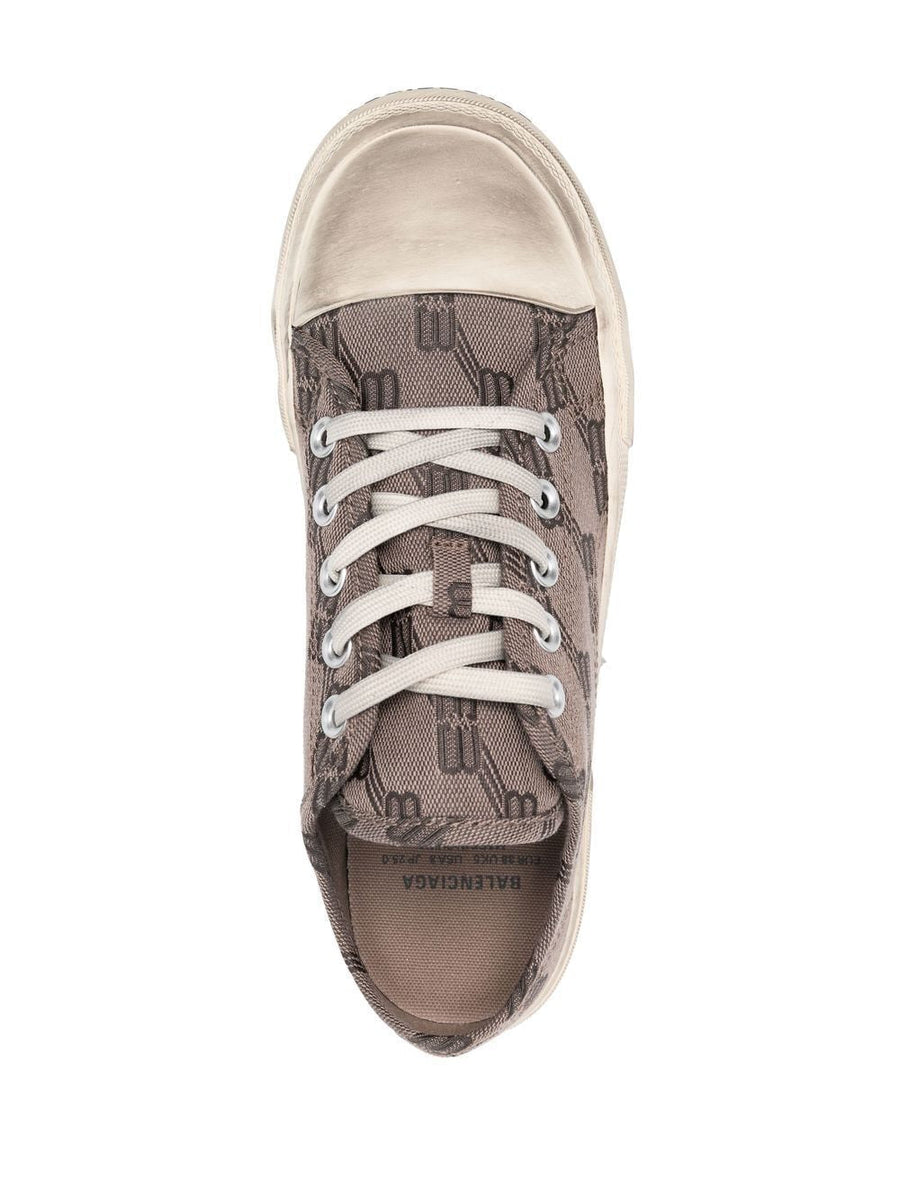 PARIS BB MONOGRAM LOW-TOP SNEAKERS