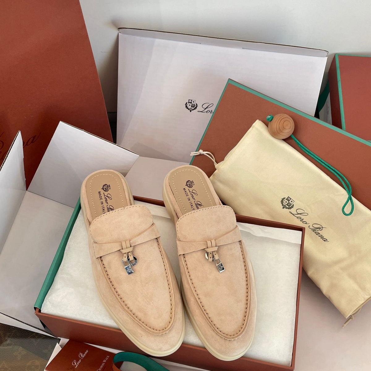 LORO P SUMMER CHARMS LOAFERS