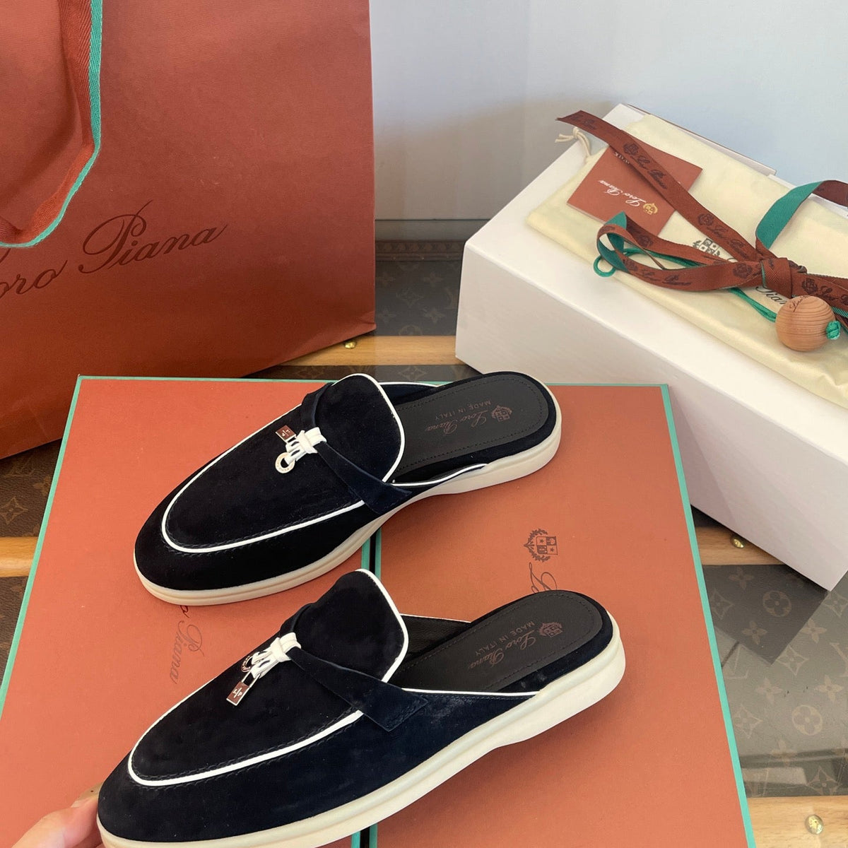 LORO P SUMMER CHARMS MULES