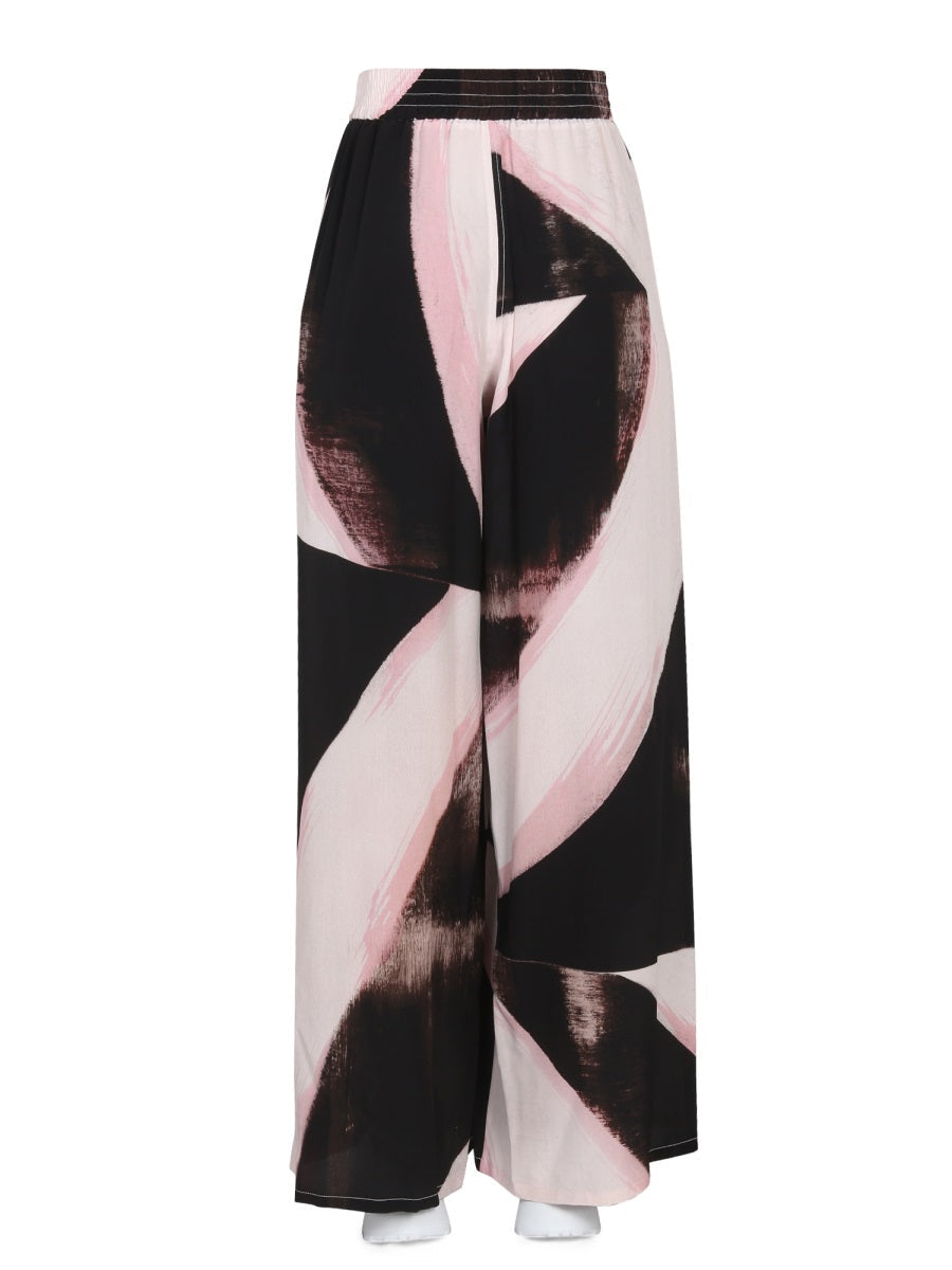 Alexander Mcqueen Women Brushstroke Graphic Pants